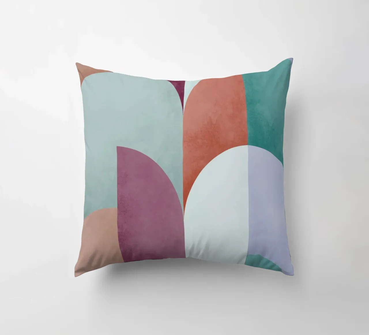 Mid Mod Geometry Sundown cuscino da designdn