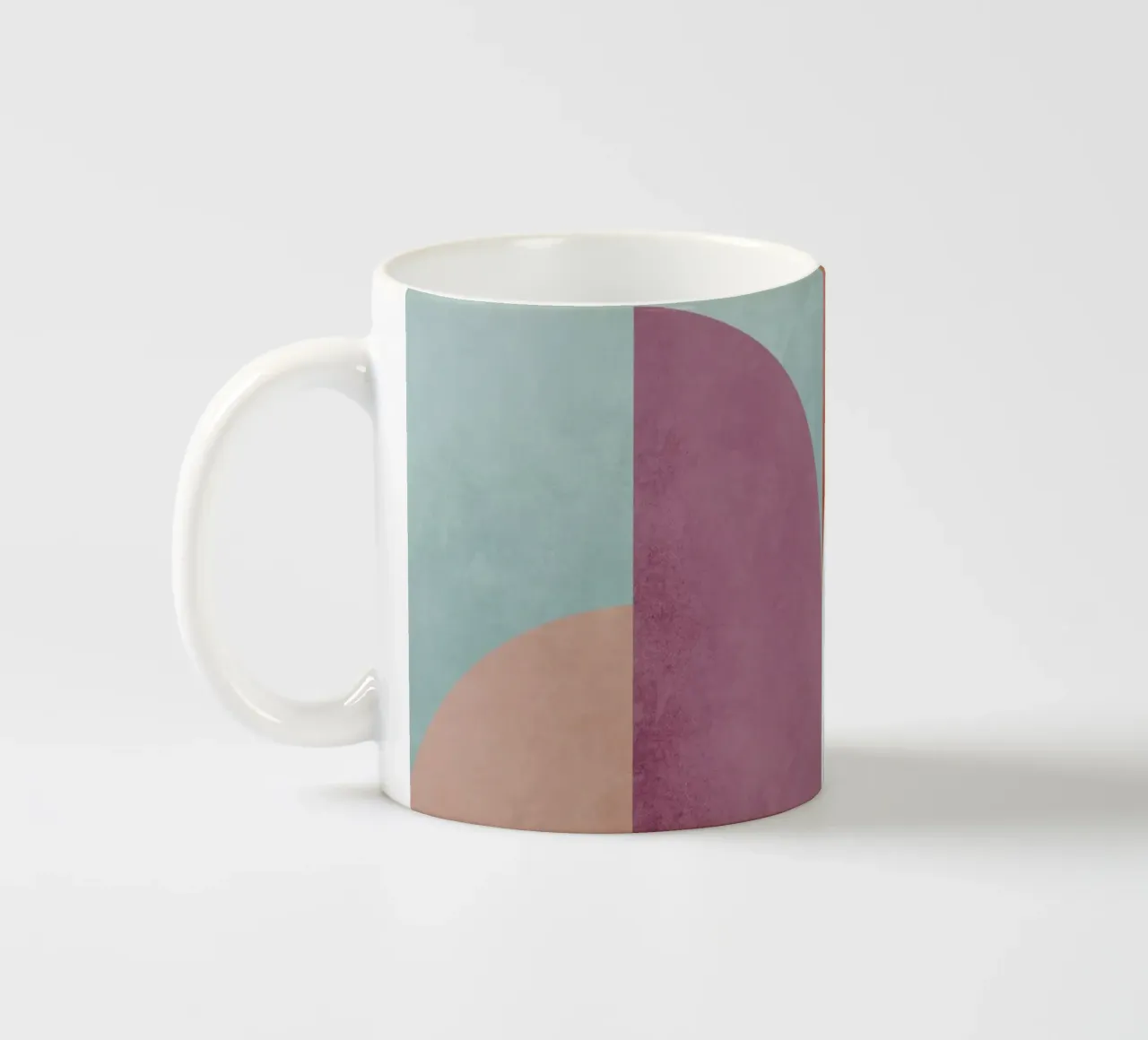 Mid Mod Geometry Sundown tazza in ceramica da designdn