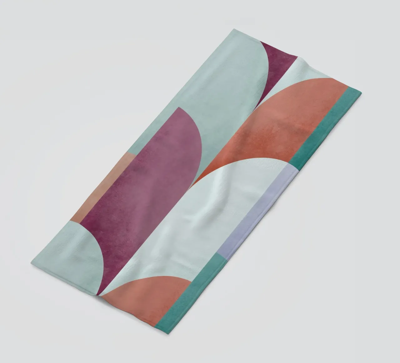 Mid Mod Geometry Sundown telo mare da DesigndN