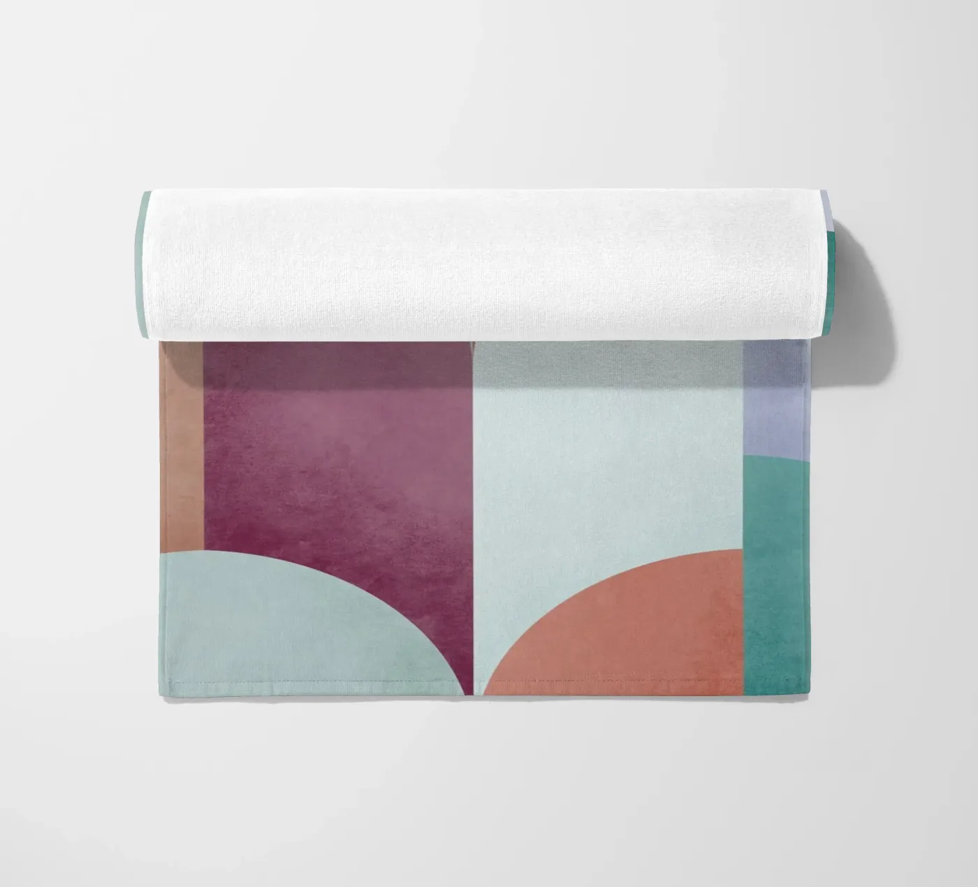 Mid Mod Geometry Sundown telo mare da DesigndN