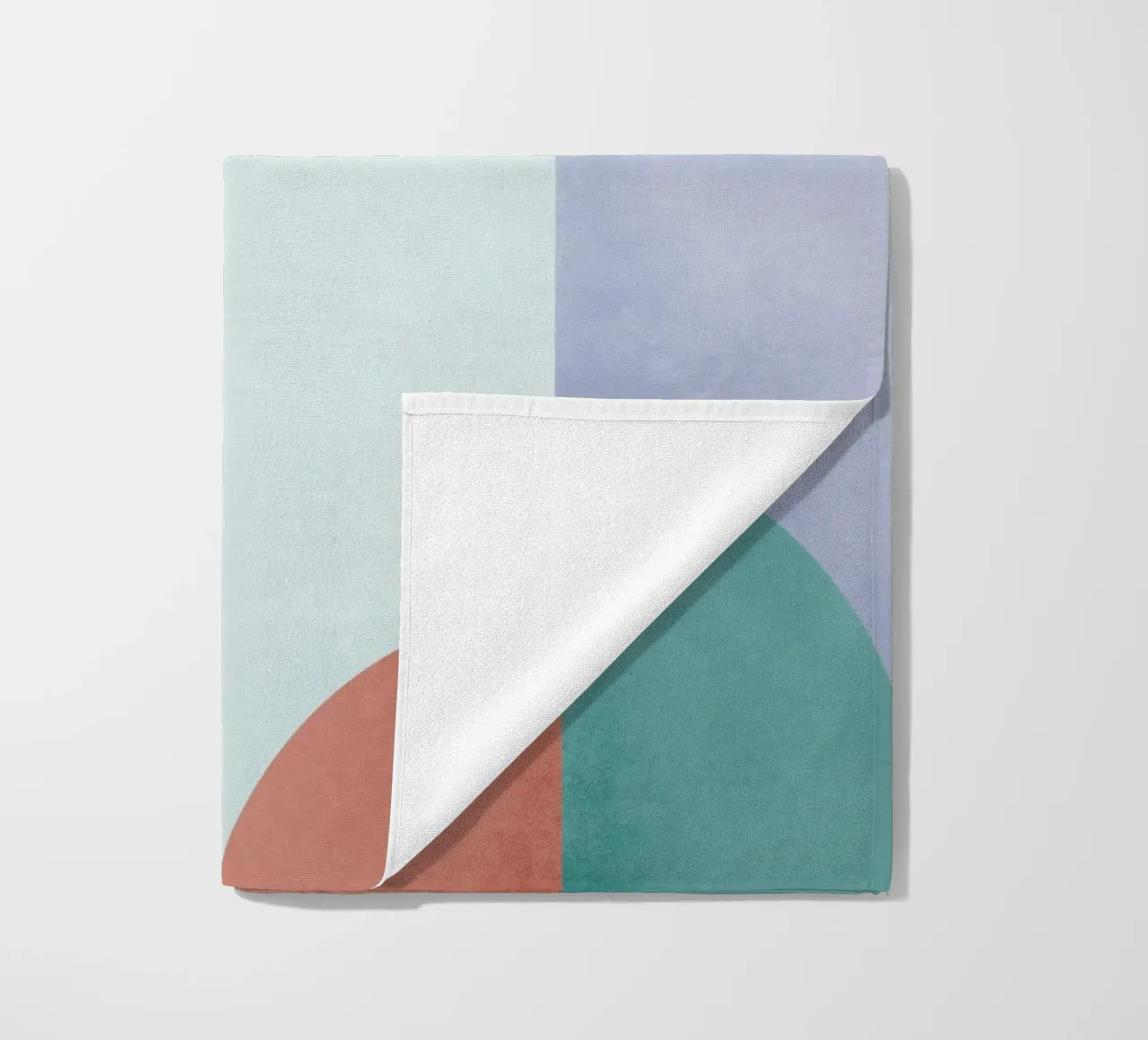 Mid Mod Geometry Sundown telo mare da DesigndN