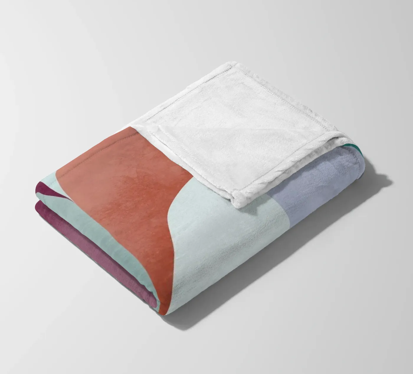 Mid Mod Geometry Sundown coperta in pile da DesigndN
