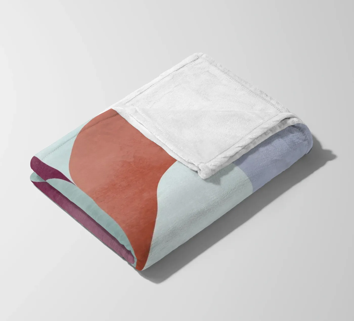 Mid Mod Geometry Sundown coperta in pile da DesigndN