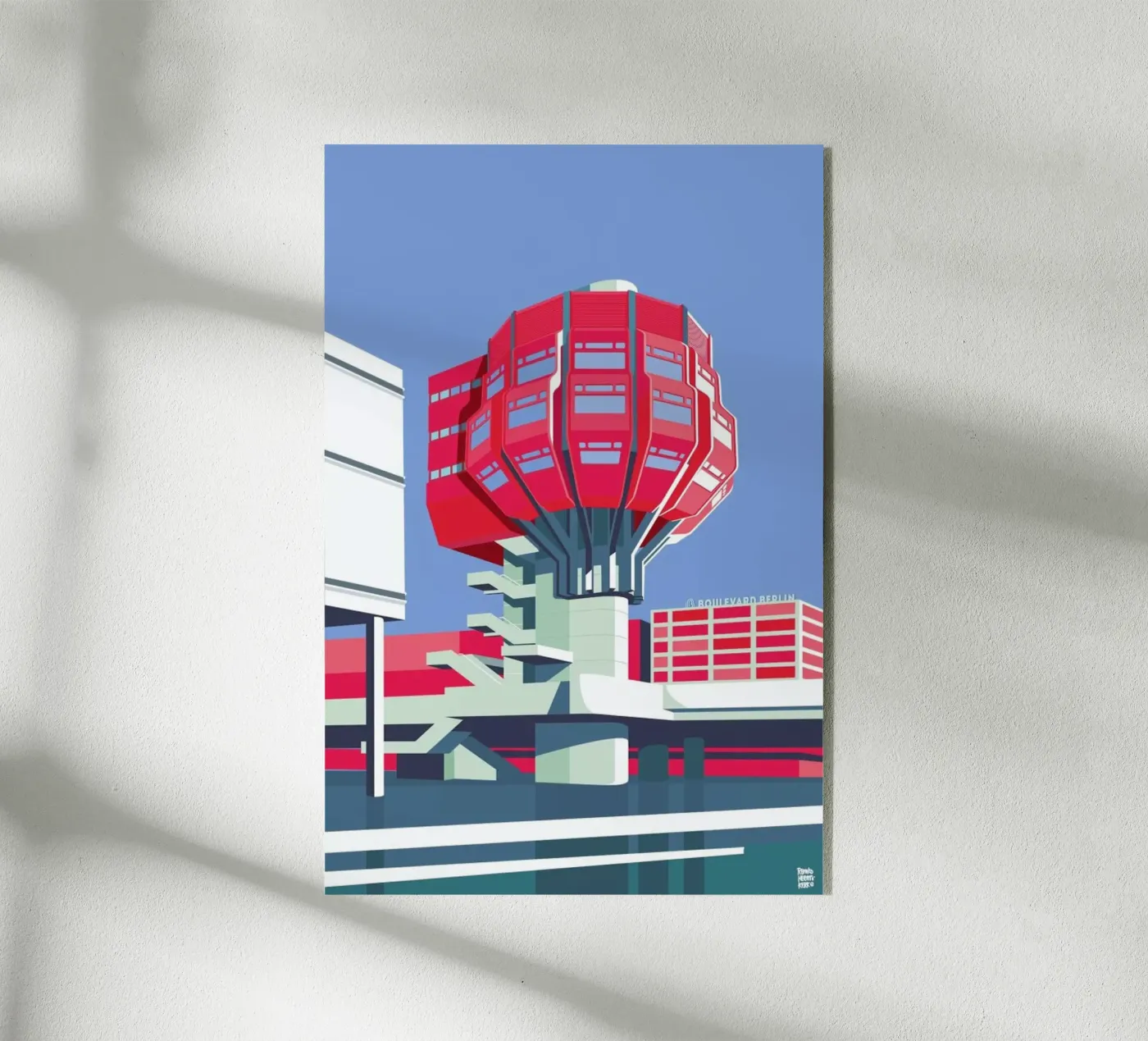 Berlin Bierpinsel plexiglass da Remko Heemskerk