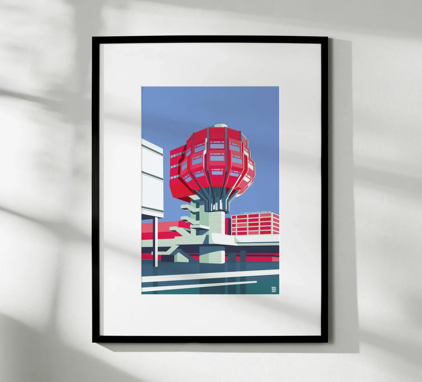 Berlin Bierpinsel poster da Remko Heemskerk