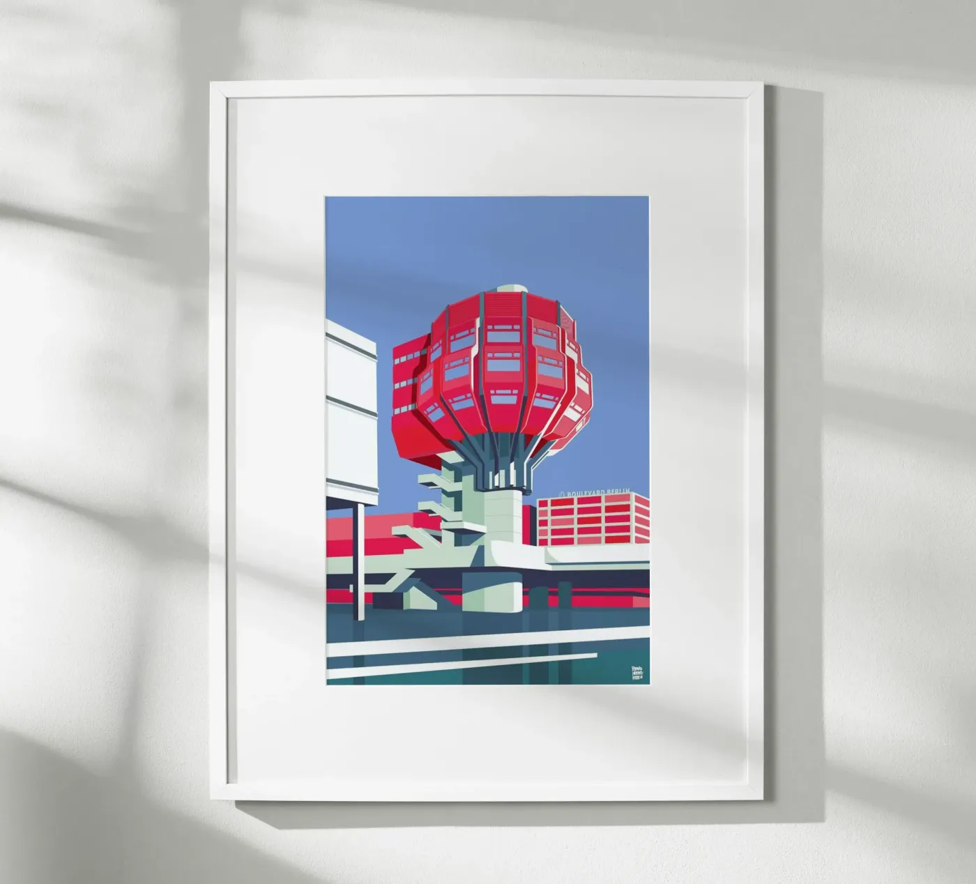 Berlin Bierpinsel poster da Remko Heemskerk