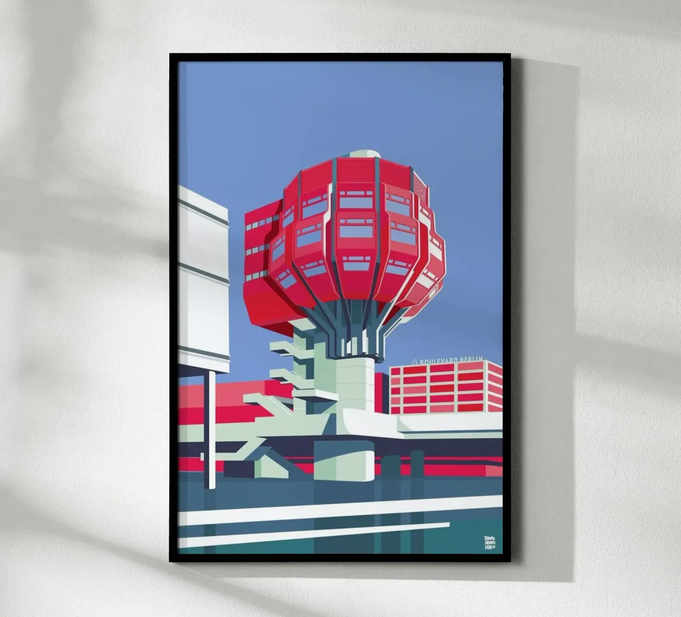 Berlin Bierpinsel poster da Remko Heemskerk