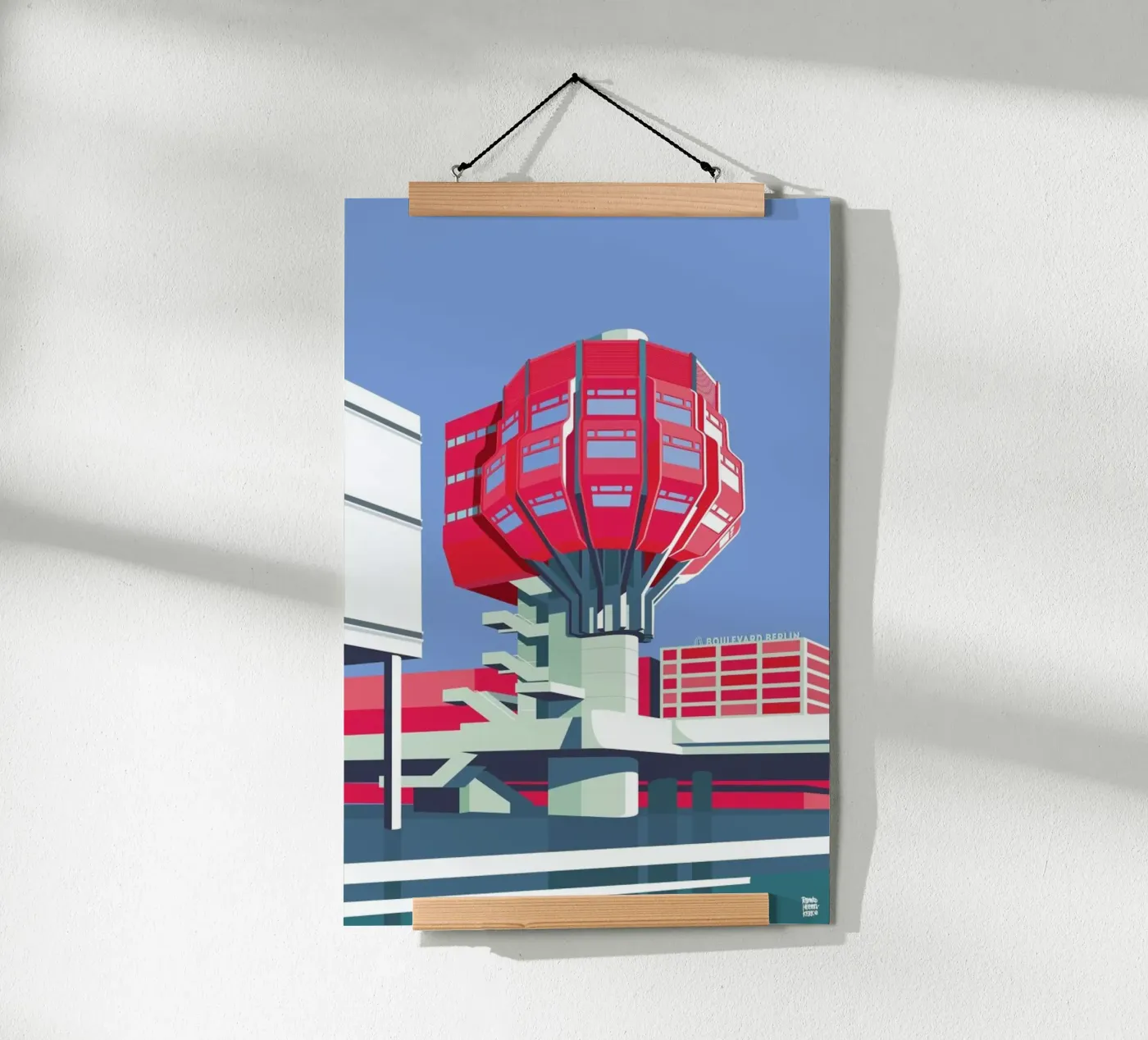Berlin Bierpinsel poster da Remko Heemskerk