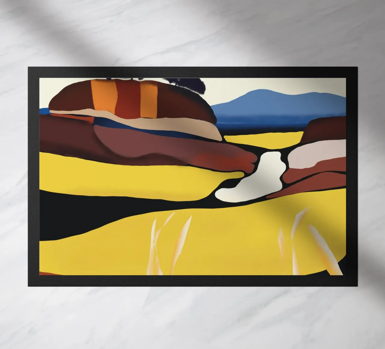 Dark clouds approaching doormat by Little Dean