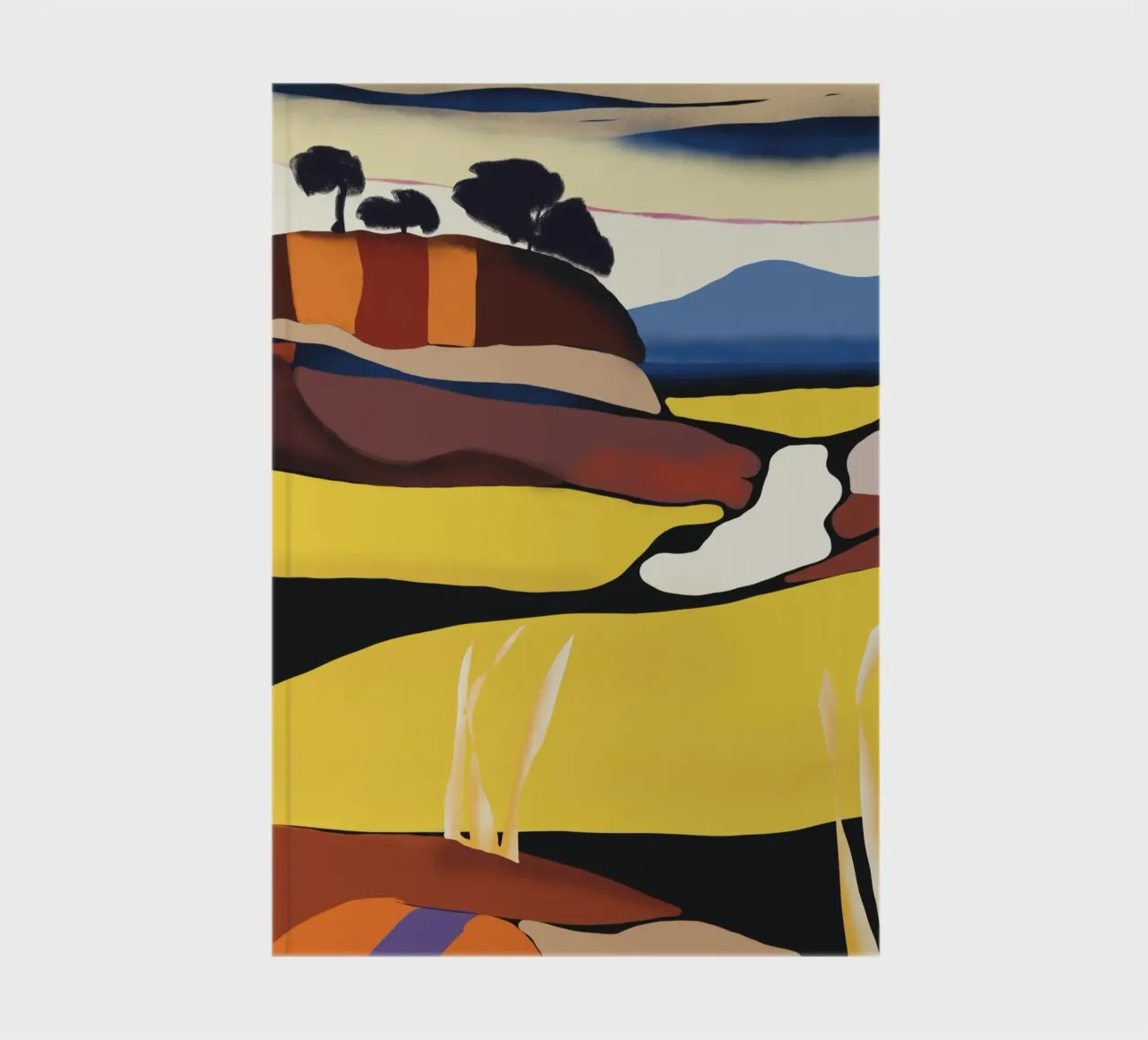 Dark clouds approaching notebook by Little Dean