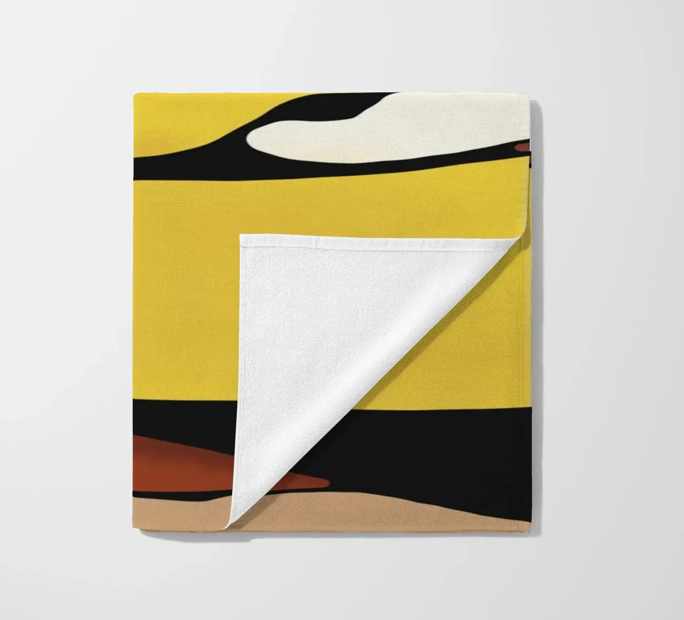 Donkere wolken naderen strandhanddoek van Little Dean