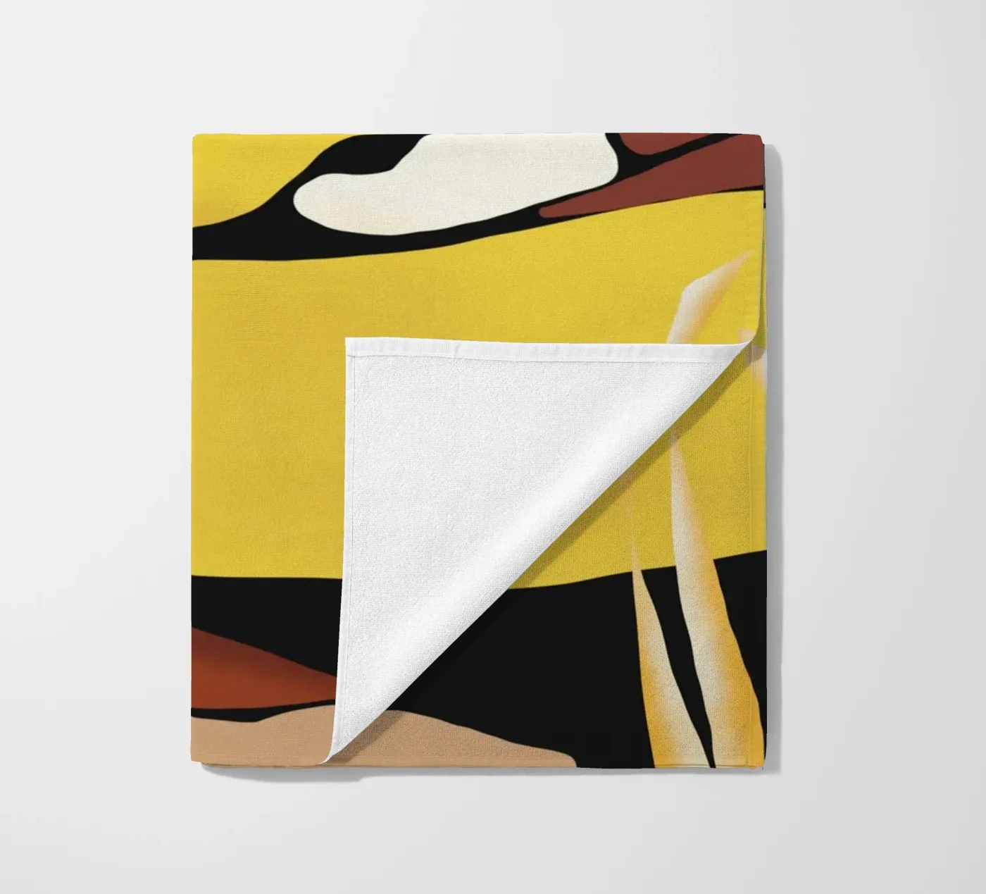 Donkere wolken naderen strandhanddoek van Little Dean