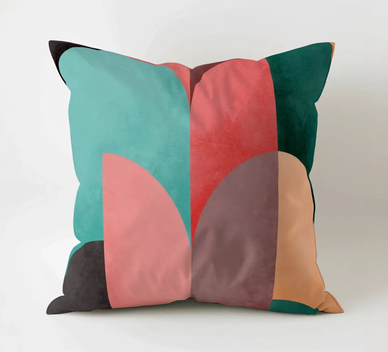 Mid Mod Geometry Sunrise cuscino da designdn