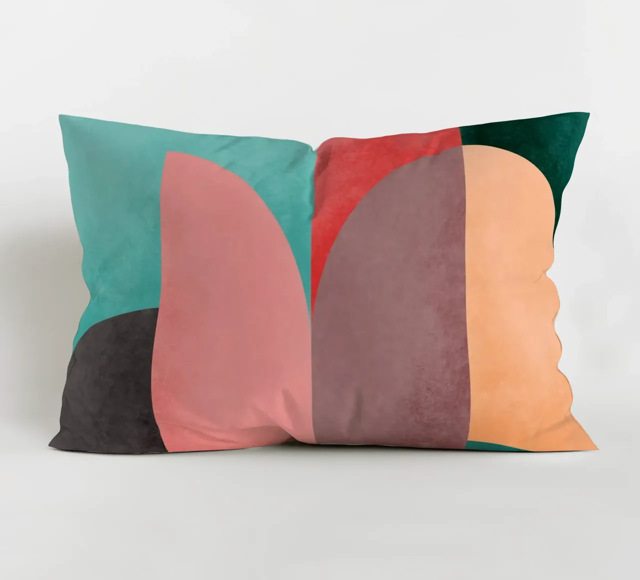 Mid Mod Geometry Sunrise cuscino da designdn