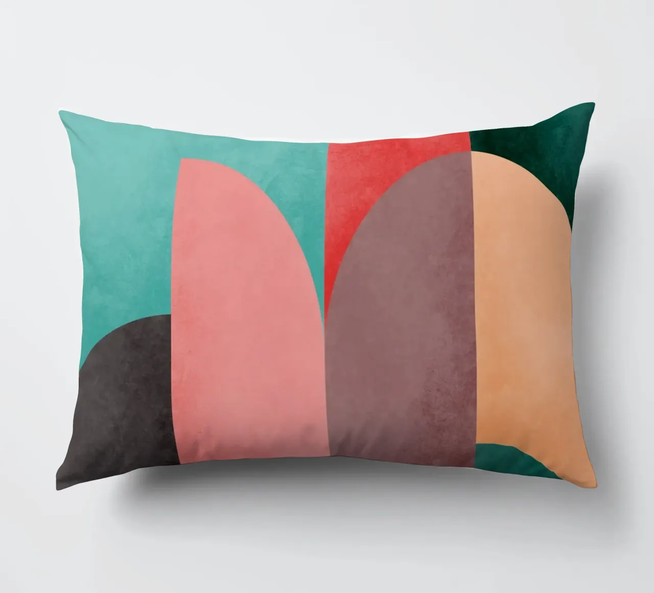 Mid Mod Geometry Sunrise cuscino da designdn