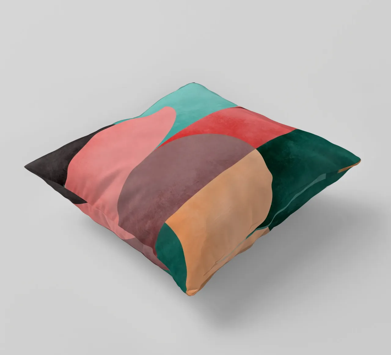 Mid Mod Geometry Sunrise cuscino da designdn