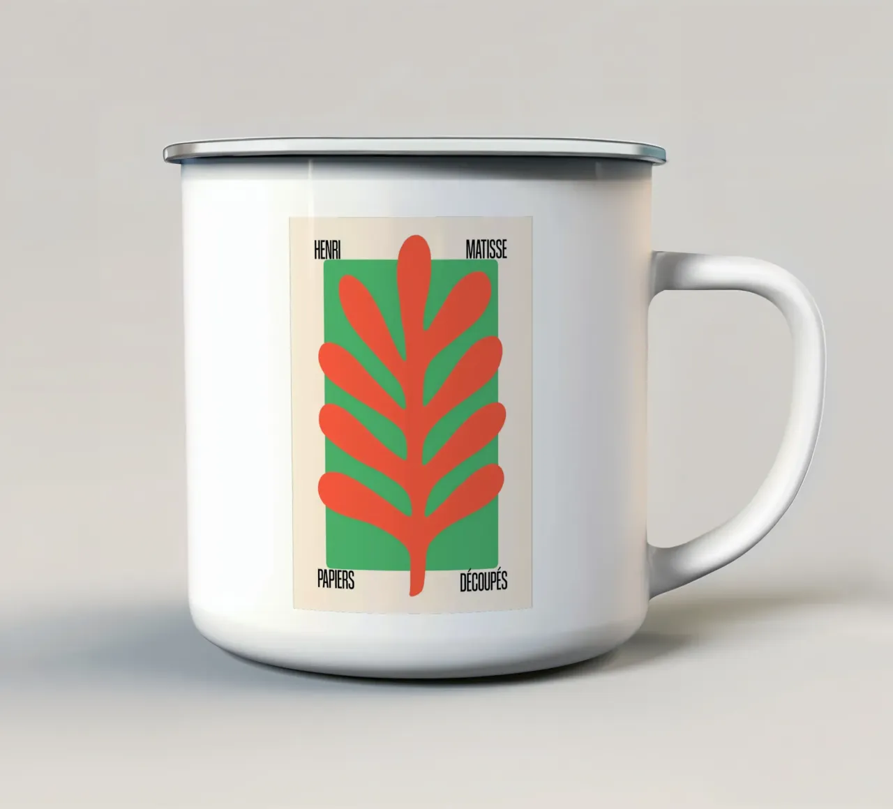 Omaggio a Matisse tazza in smalto da SMPLE