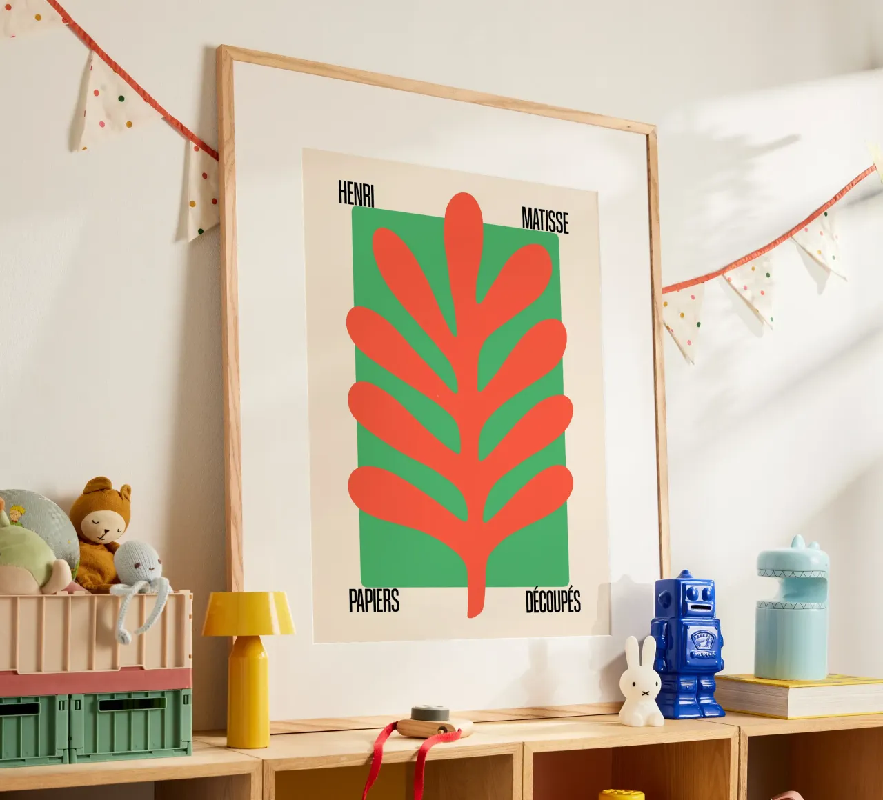 Hommage aan Matisse poster met kunststof frame van SMPLE