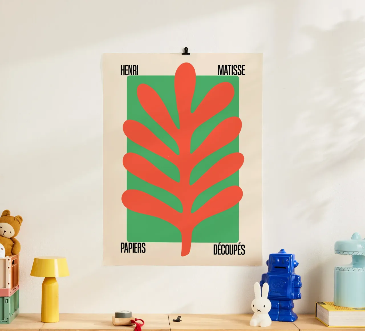 Hommage aan Matisse poster met kunststof frame van SMPLE