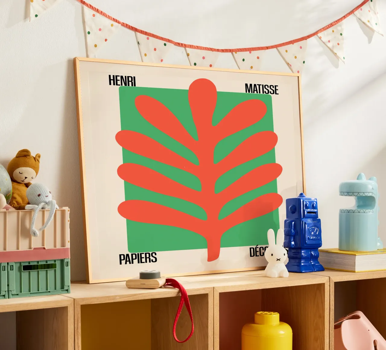 Hommage aan Matisse poster met kunststof frame van SMPLE