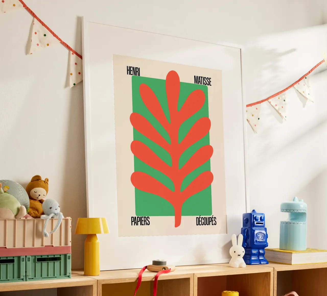Hommage aan Matisse poster met kunststof frame van SMPLE