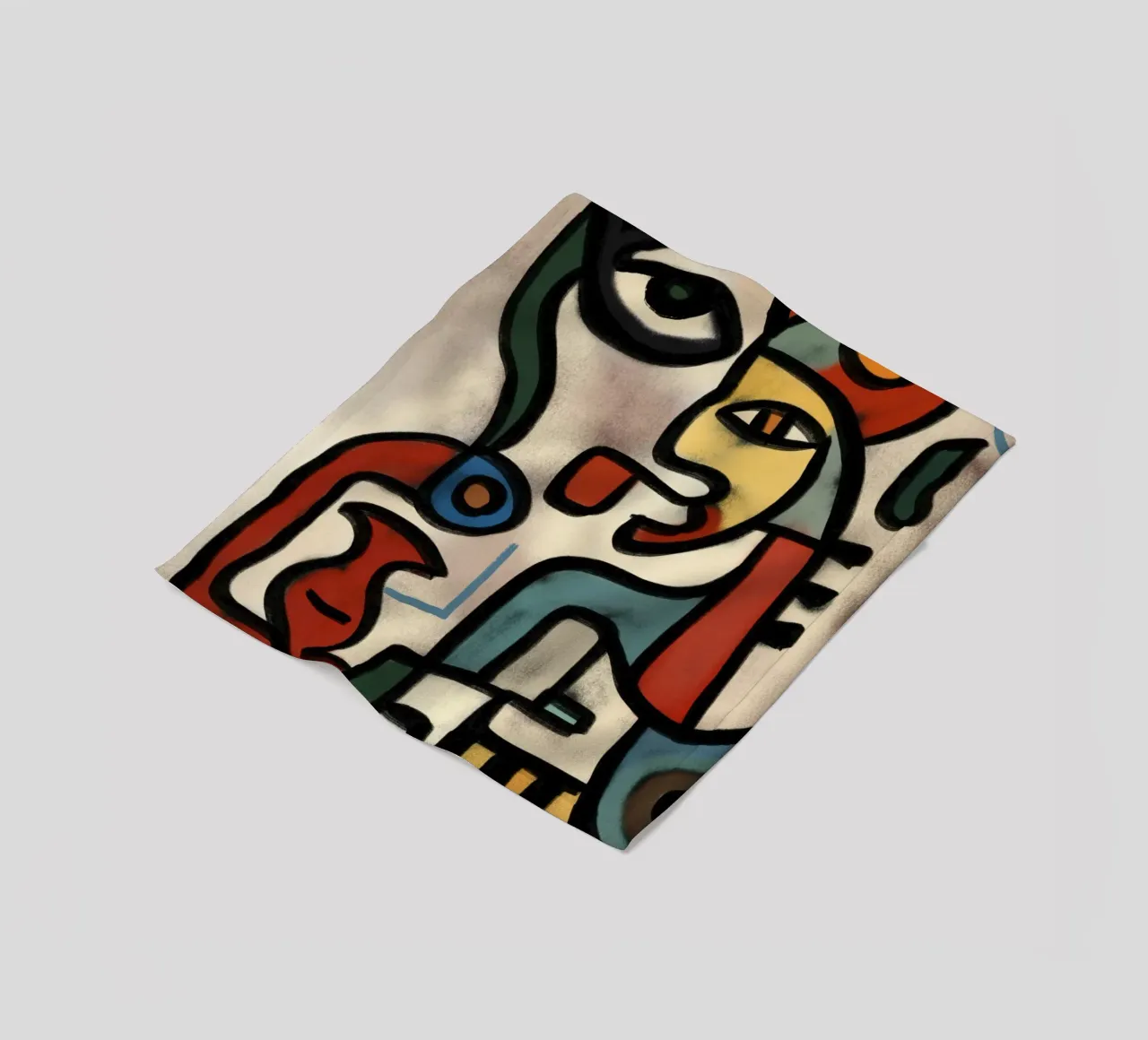 Arabian Snake charming fleece blanket by Little Dean