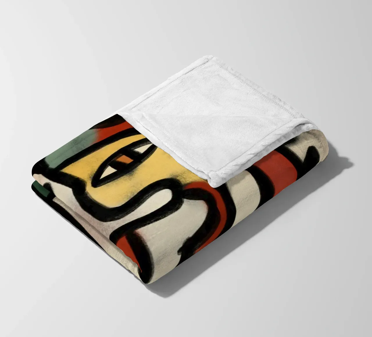 Arabian Snake charming fleece blanket by Little Dean