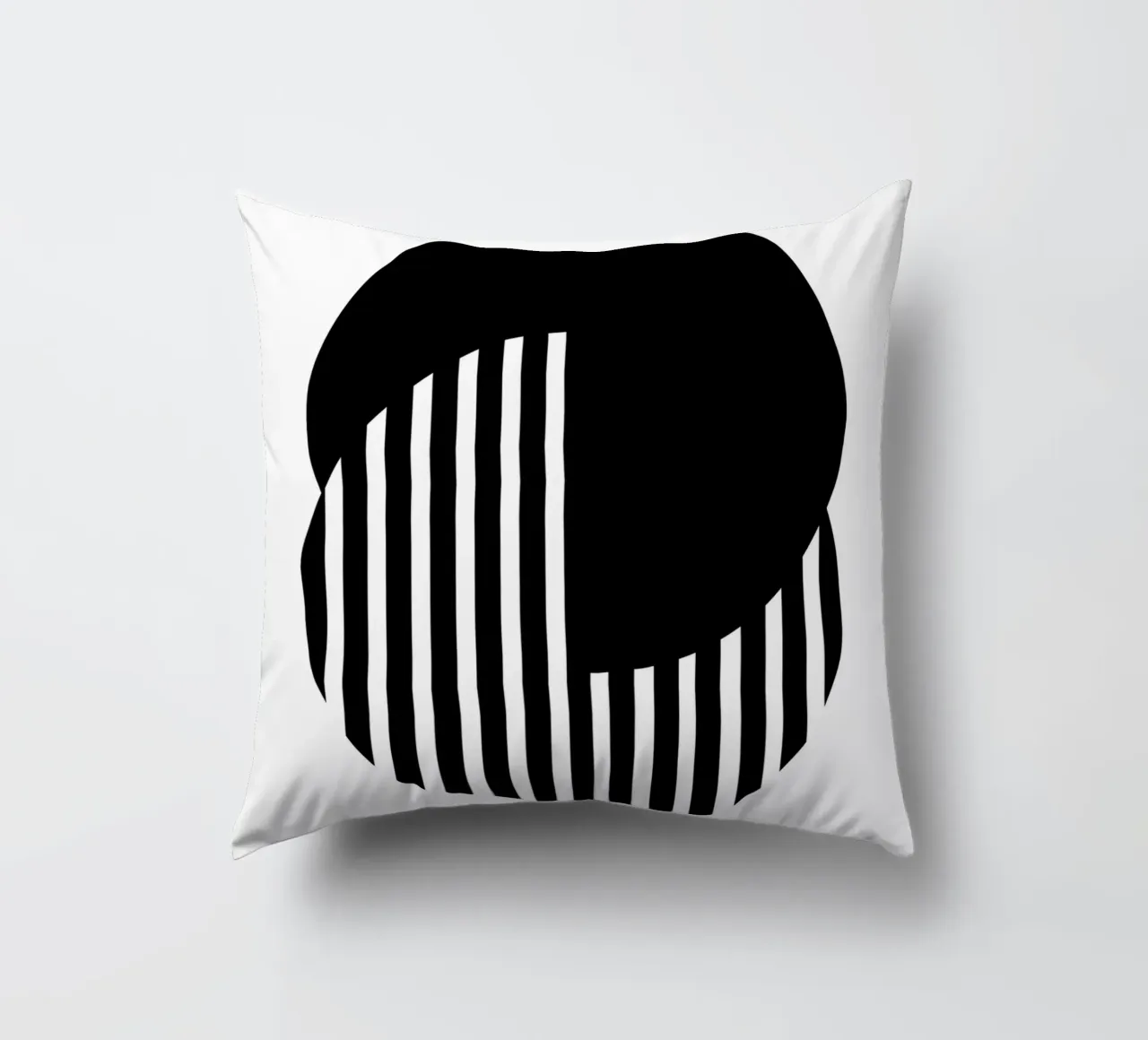 Poster Bauhaus 1919 Minimal Bianco Nero cuscino da Studio Vibe