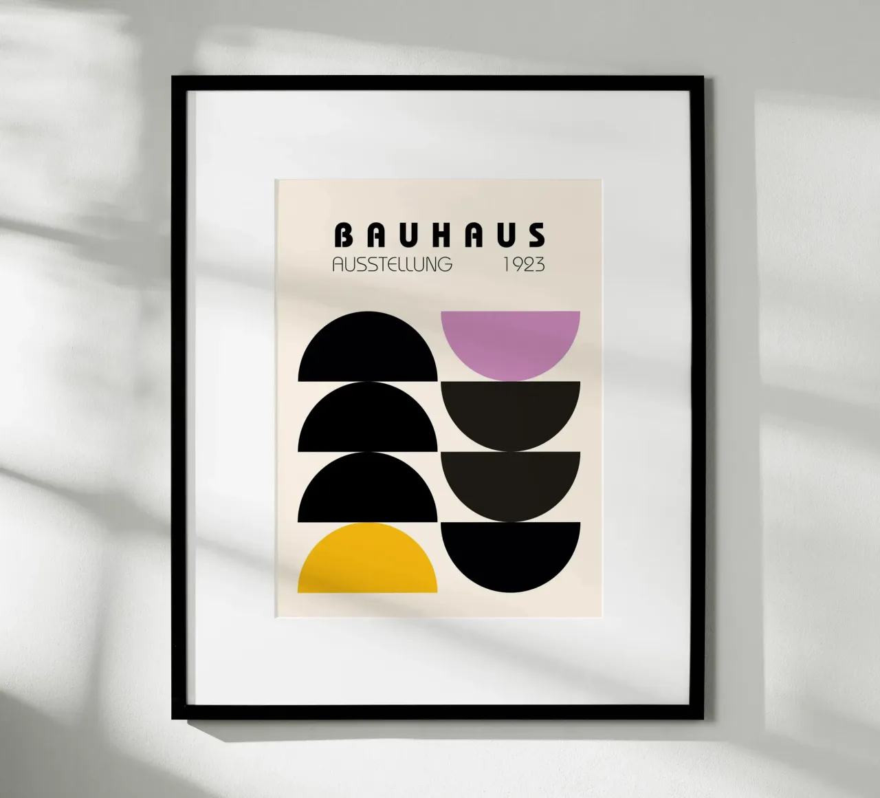 Bauhaus 1923 Revival poster con telaio in alluminio da Studio Vibe