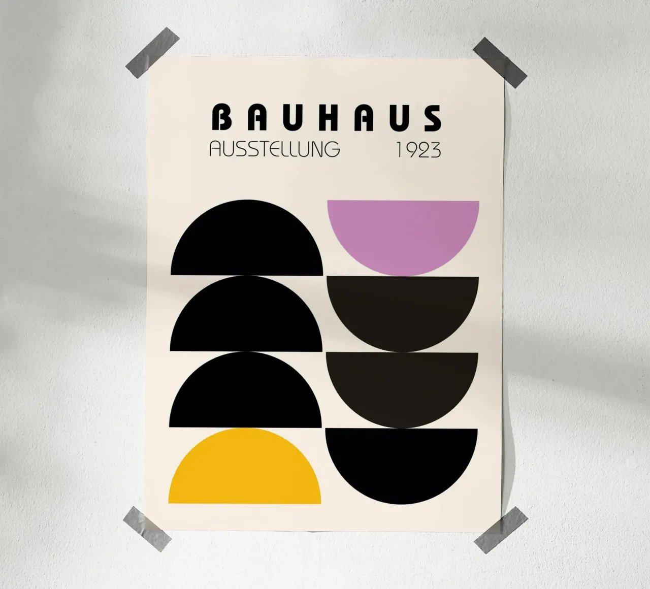Bauhaus 1923 Revival poster con telaio in alluminio da Studio Vibe