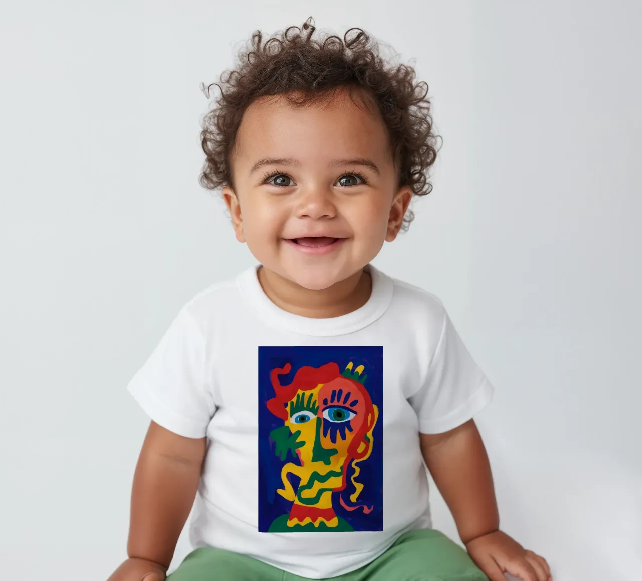 Strahlender Blick Abstrakt Baby T-Shirt von Lumi Eyes