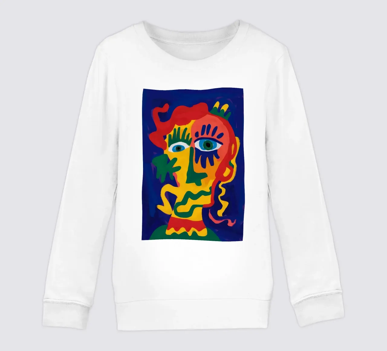 Radiant Gaze Abstract kids sweatshirt by Lumi Eyes