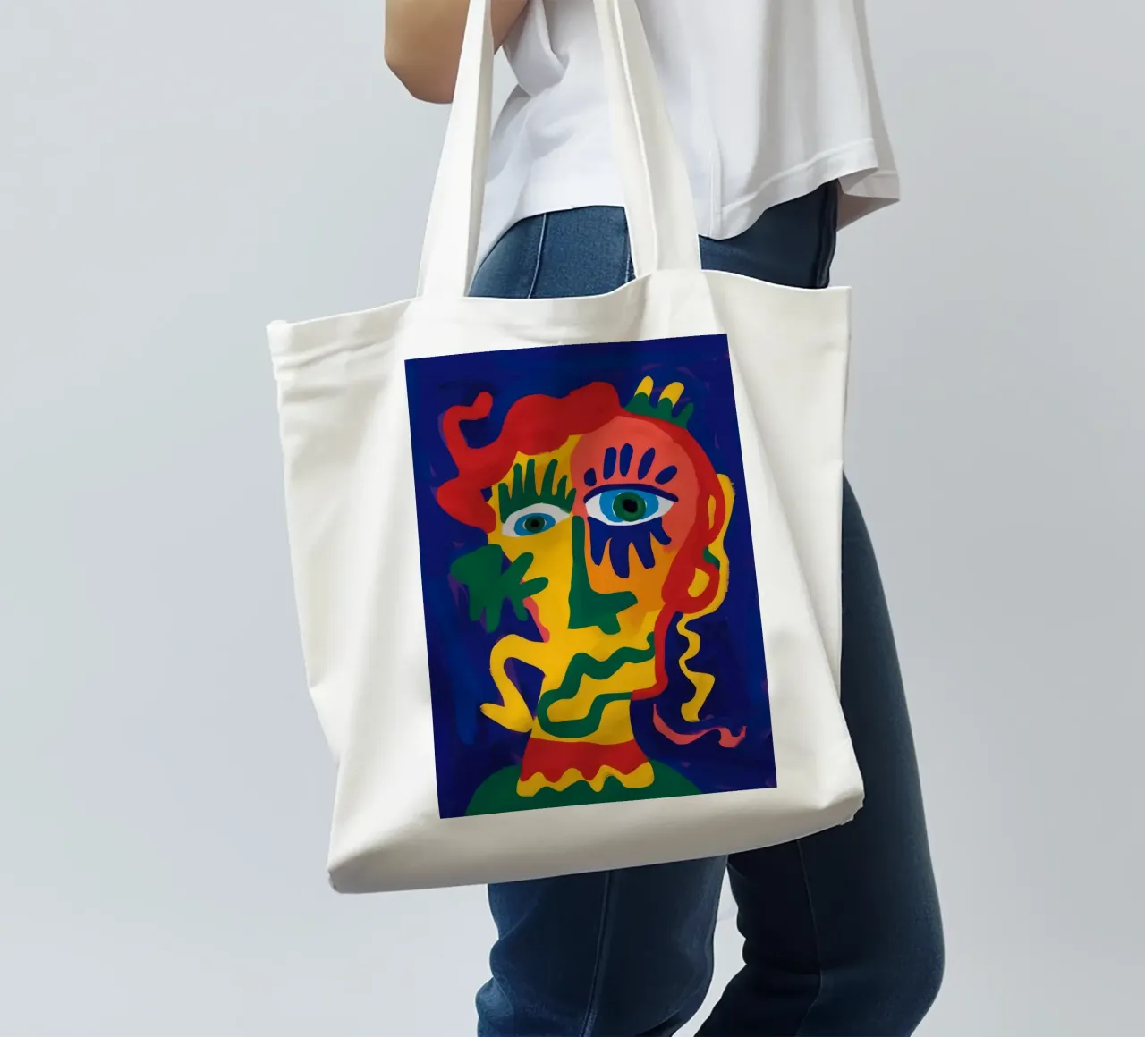 Radiant Gaze Abstract tote bag by Lumi Eyes