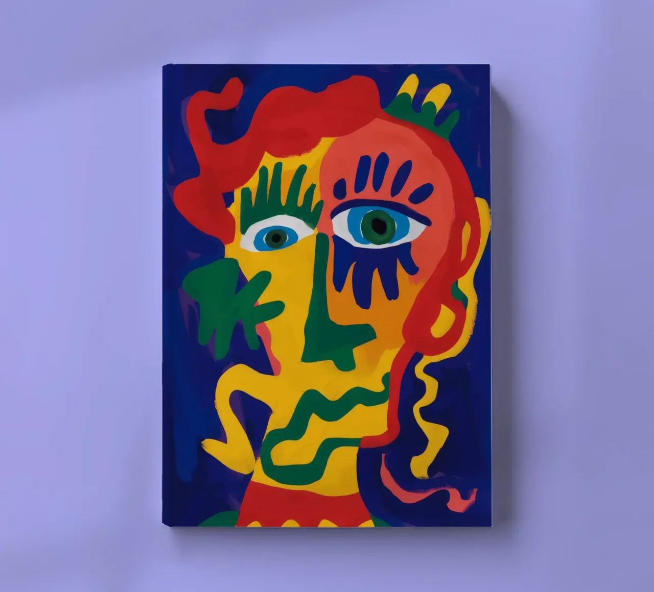 Radiant Gaze Abstract notebook by Lumi Eyes