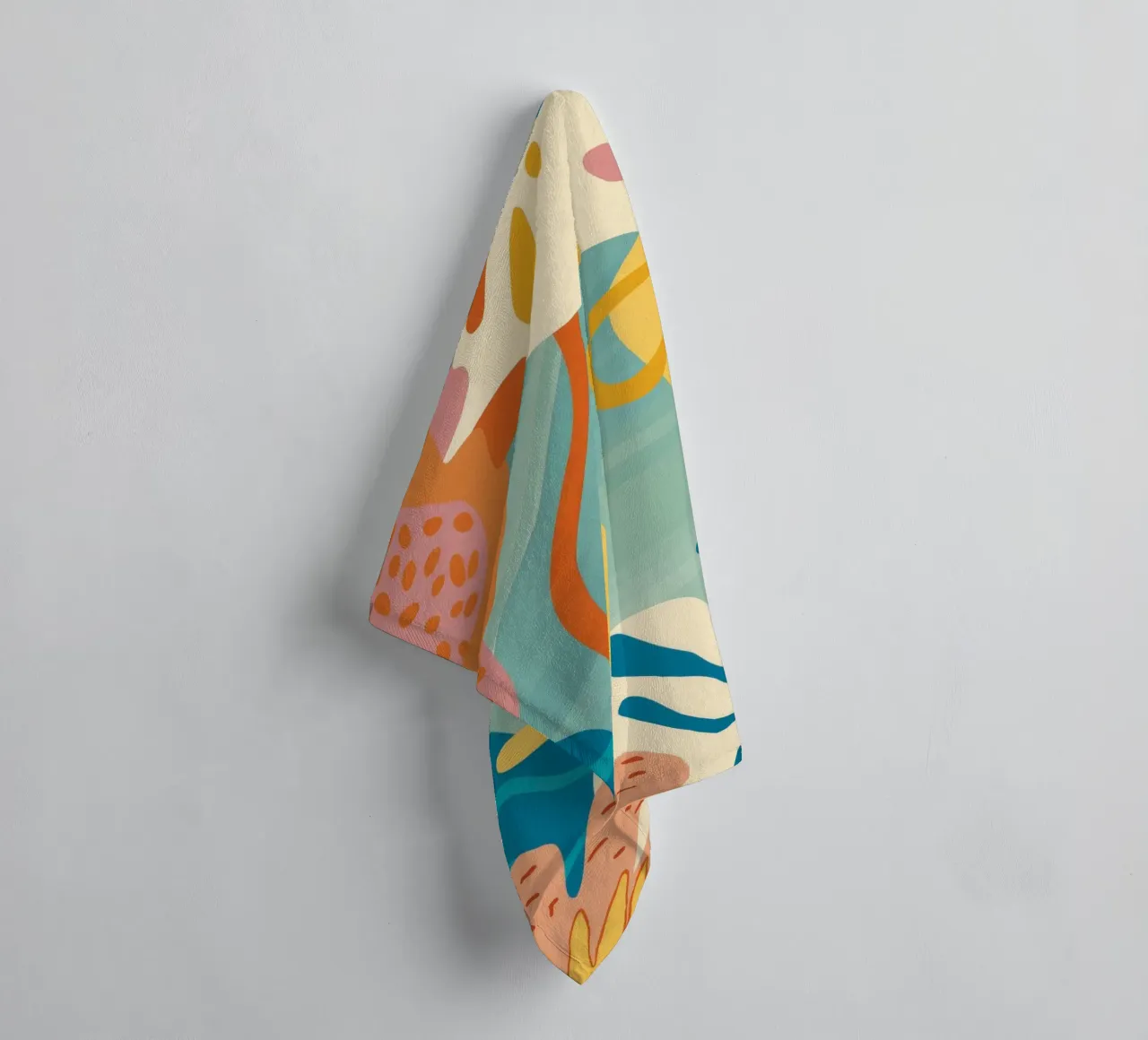 Pastel Flora Dream towel by Lumi Eyes
