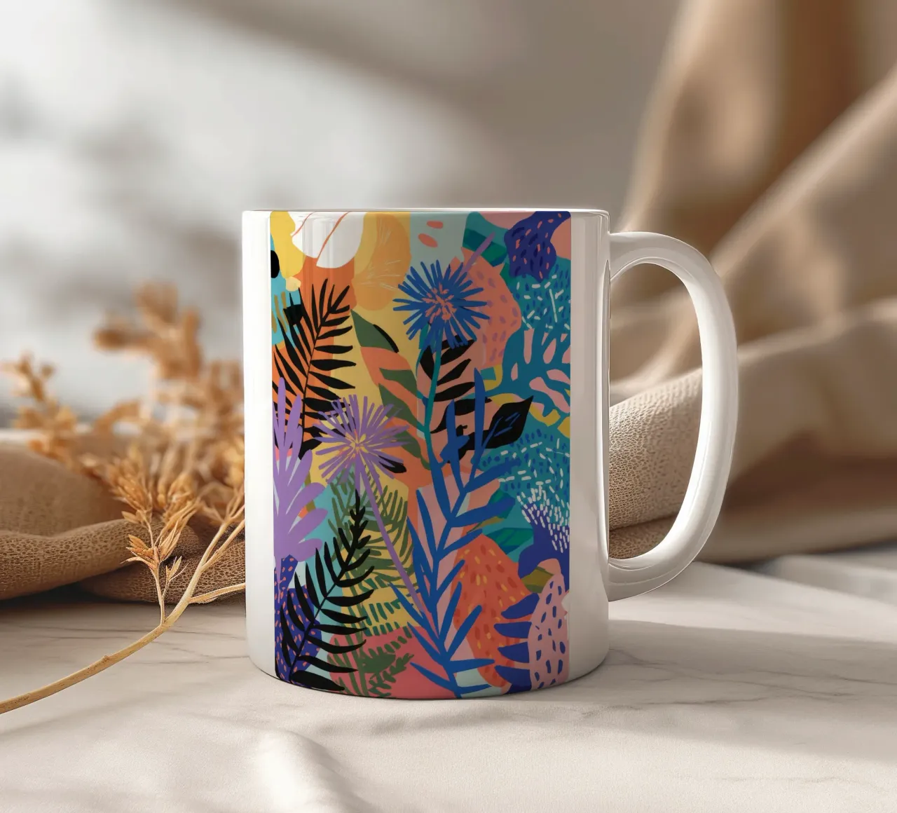 Notturno Jungle Lush tazza in ceramica da Lumi Eyes