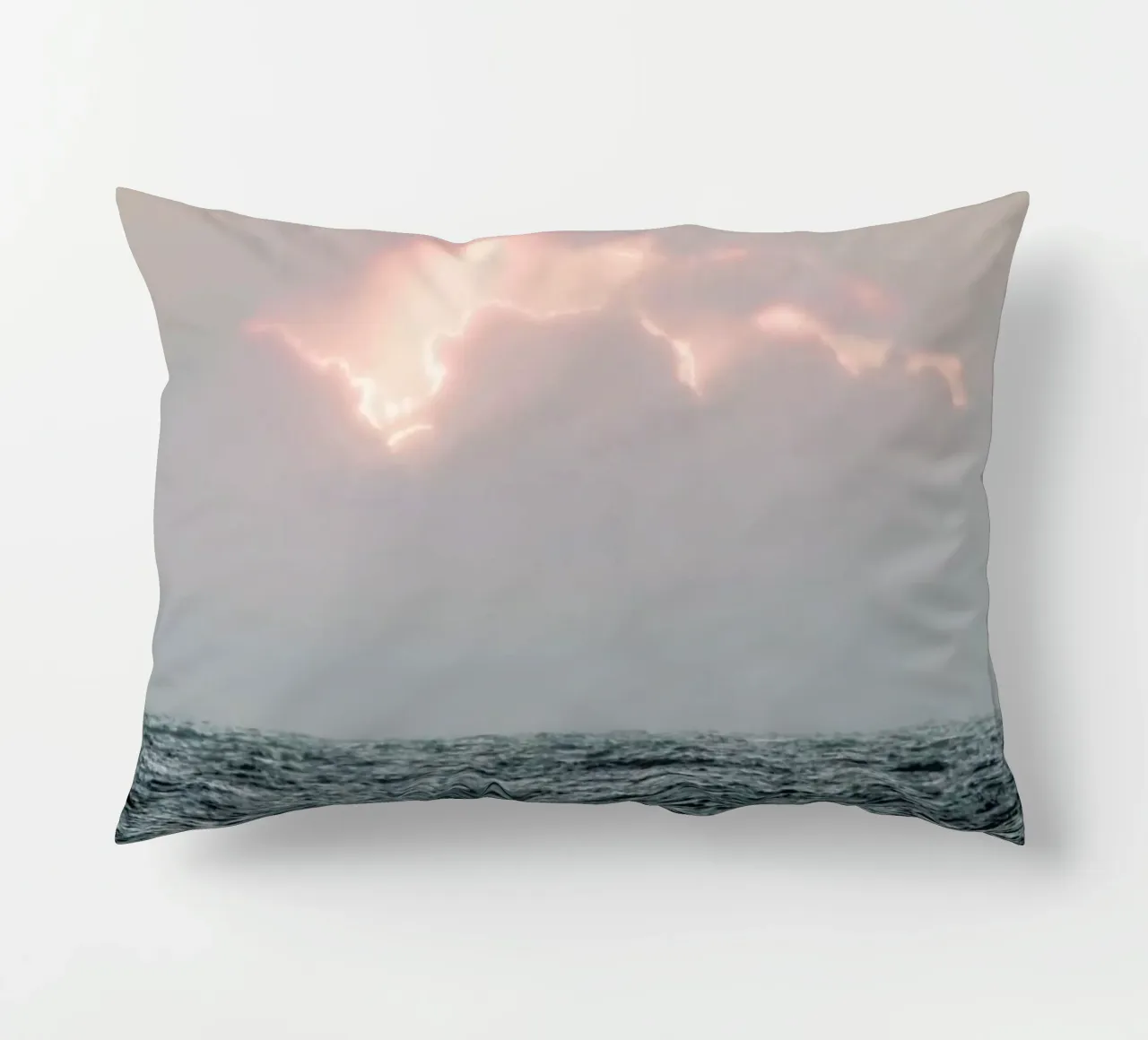 Tramonto sull'oceano cuscino da Ingrid Beddoes