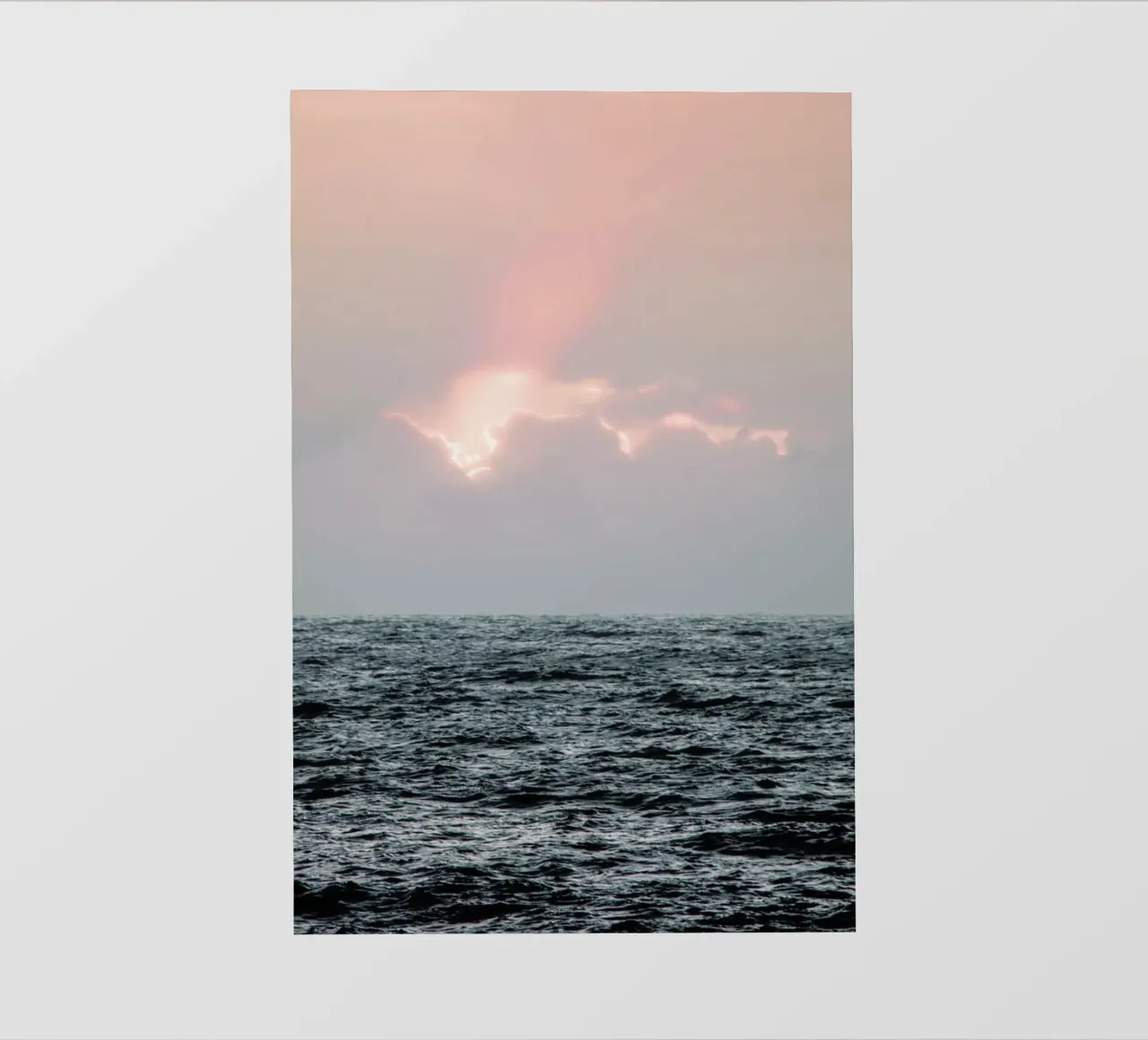Tramonto sull'oceano telo in pvc da Ingrid Beddoes