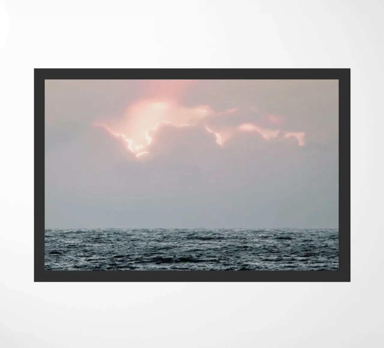 Ocean Sunset doormat by Ingrid Beddoes