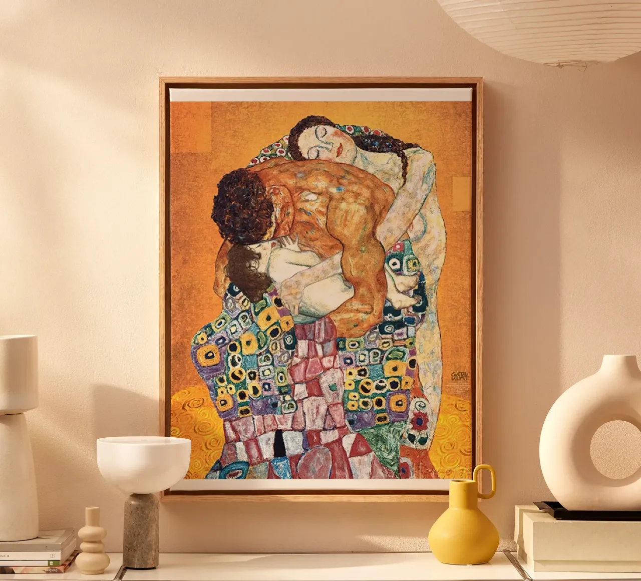 Gustav Klimt Family Embrace canvas by DuncanBennett shop