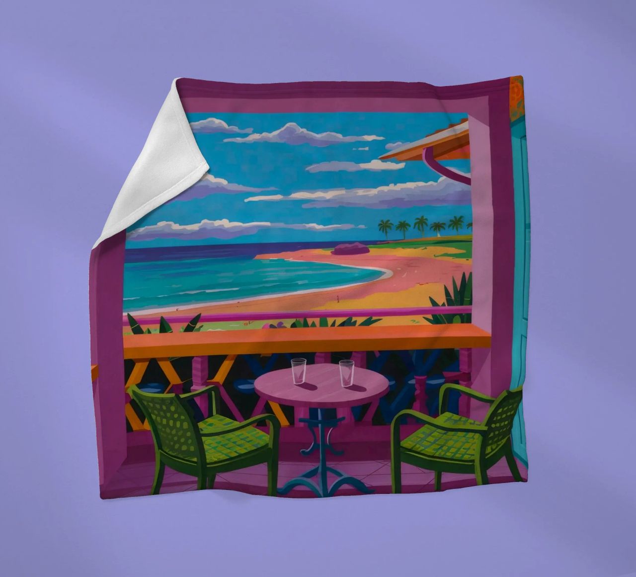 Terrazza Serenità del mare coperta in pile da Lumi Eyes