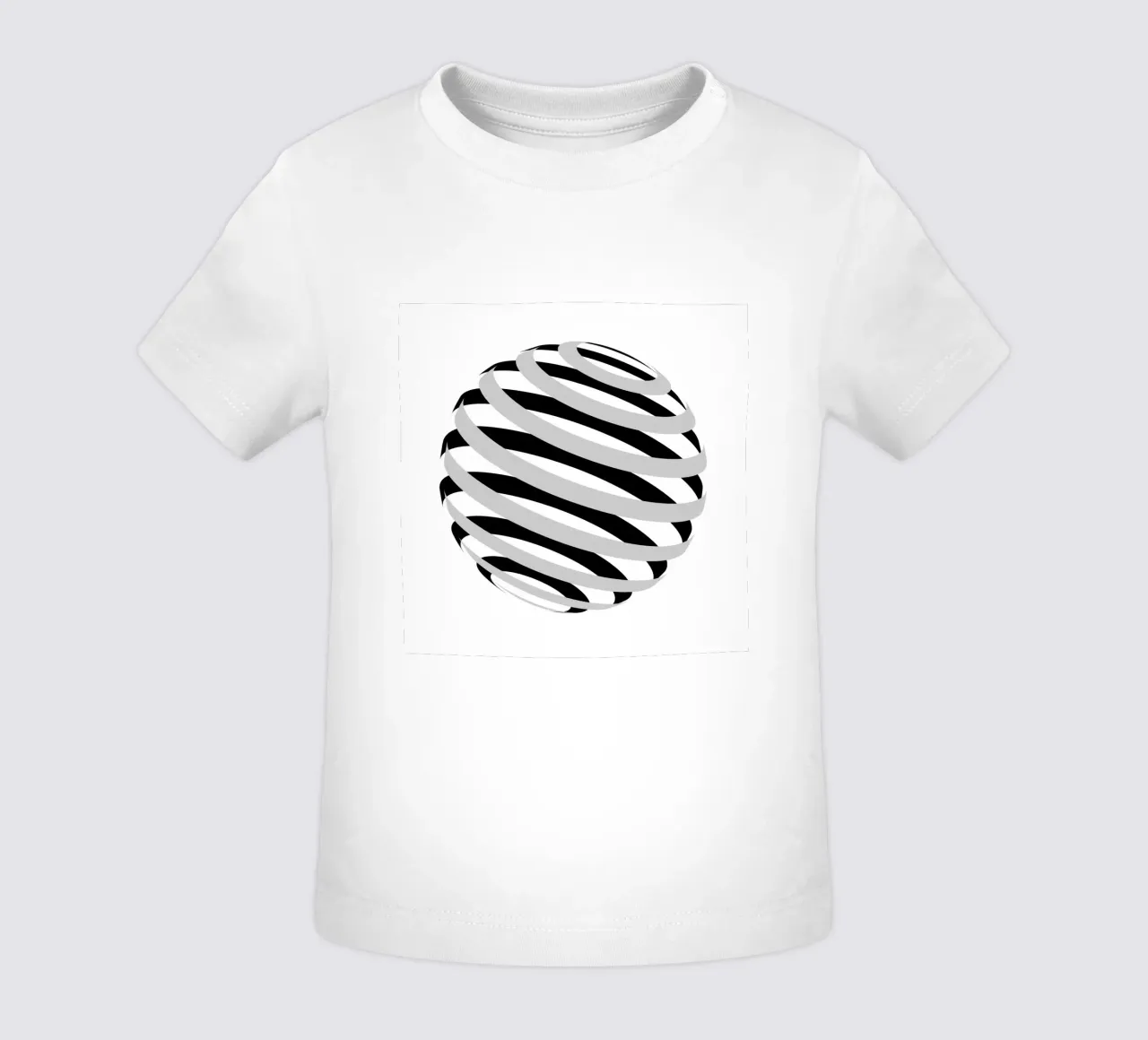Täuschung visueller Trick Baby T-Shirt von Earthly Visions