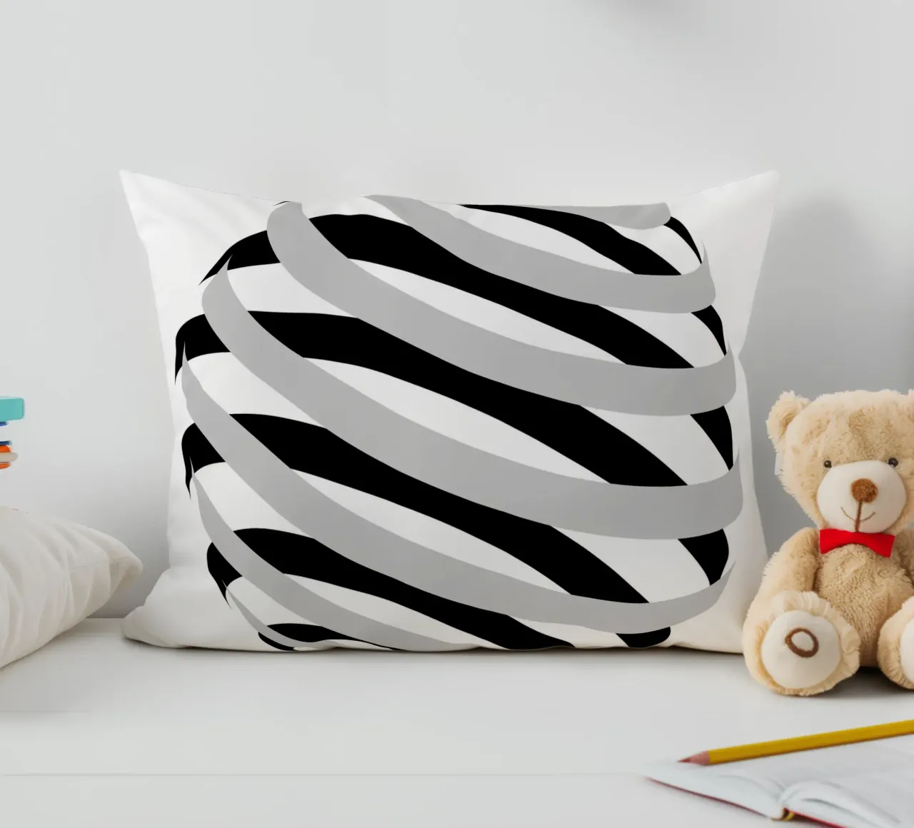 illusion visual trick decorative cushion by Earthly Visions