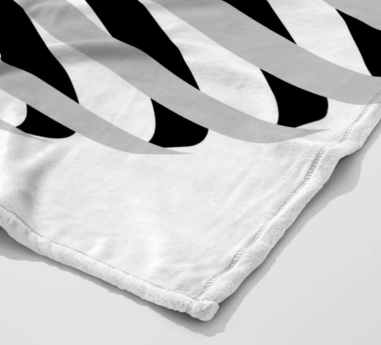 illusion tour de passe-passe visuel plaid polaire de Earthly Visions