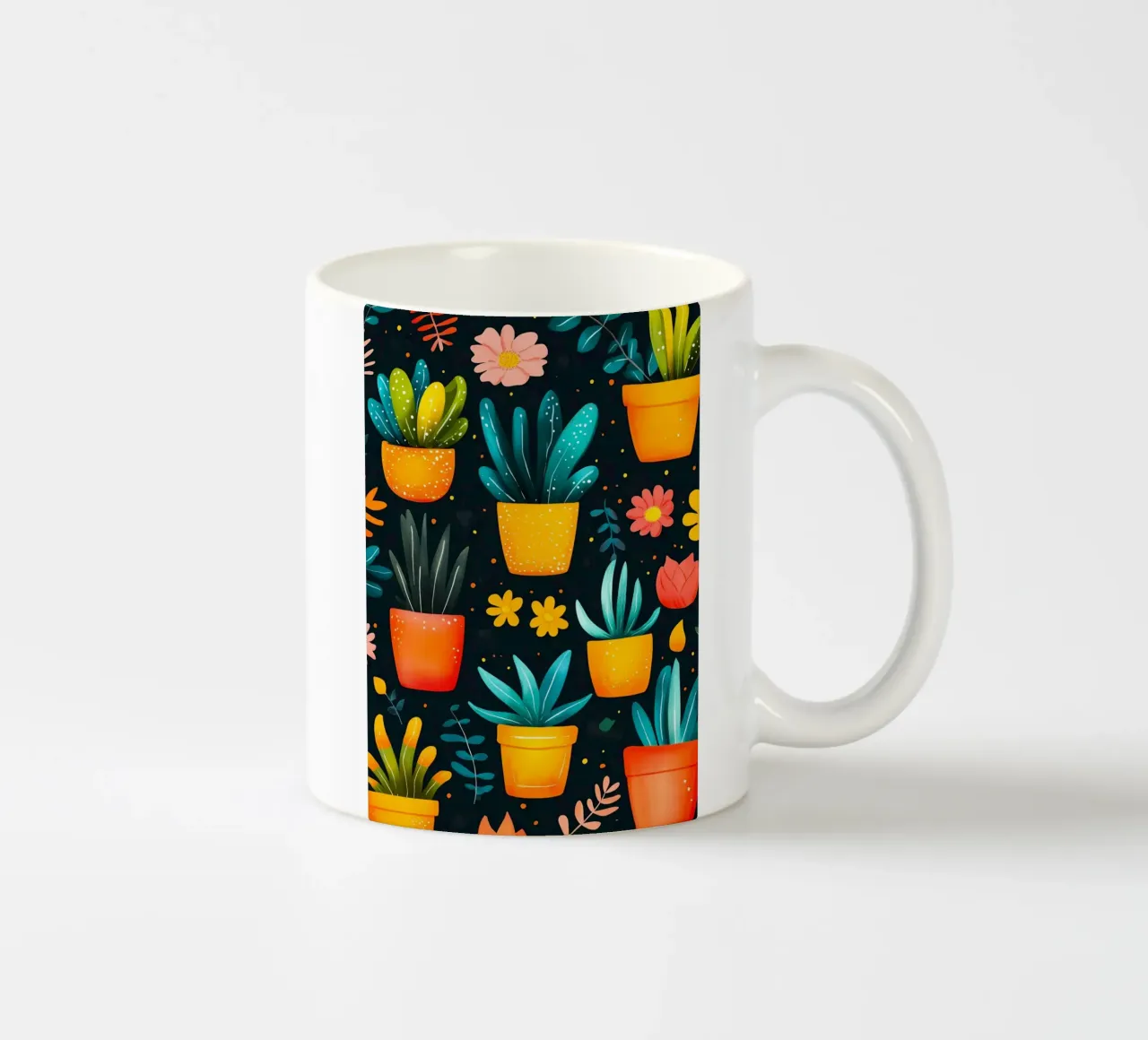 Piante in vaso tazza in ceramica da Justyna Jaszke JBJart
