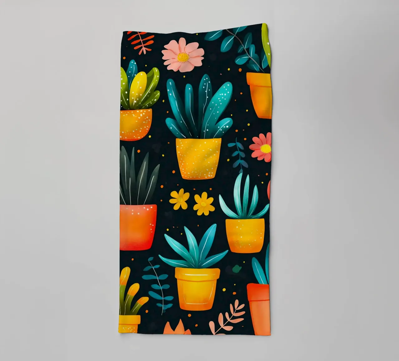 Piante in vaso asciugamano da bagno da Justyna Jaszke JBJart