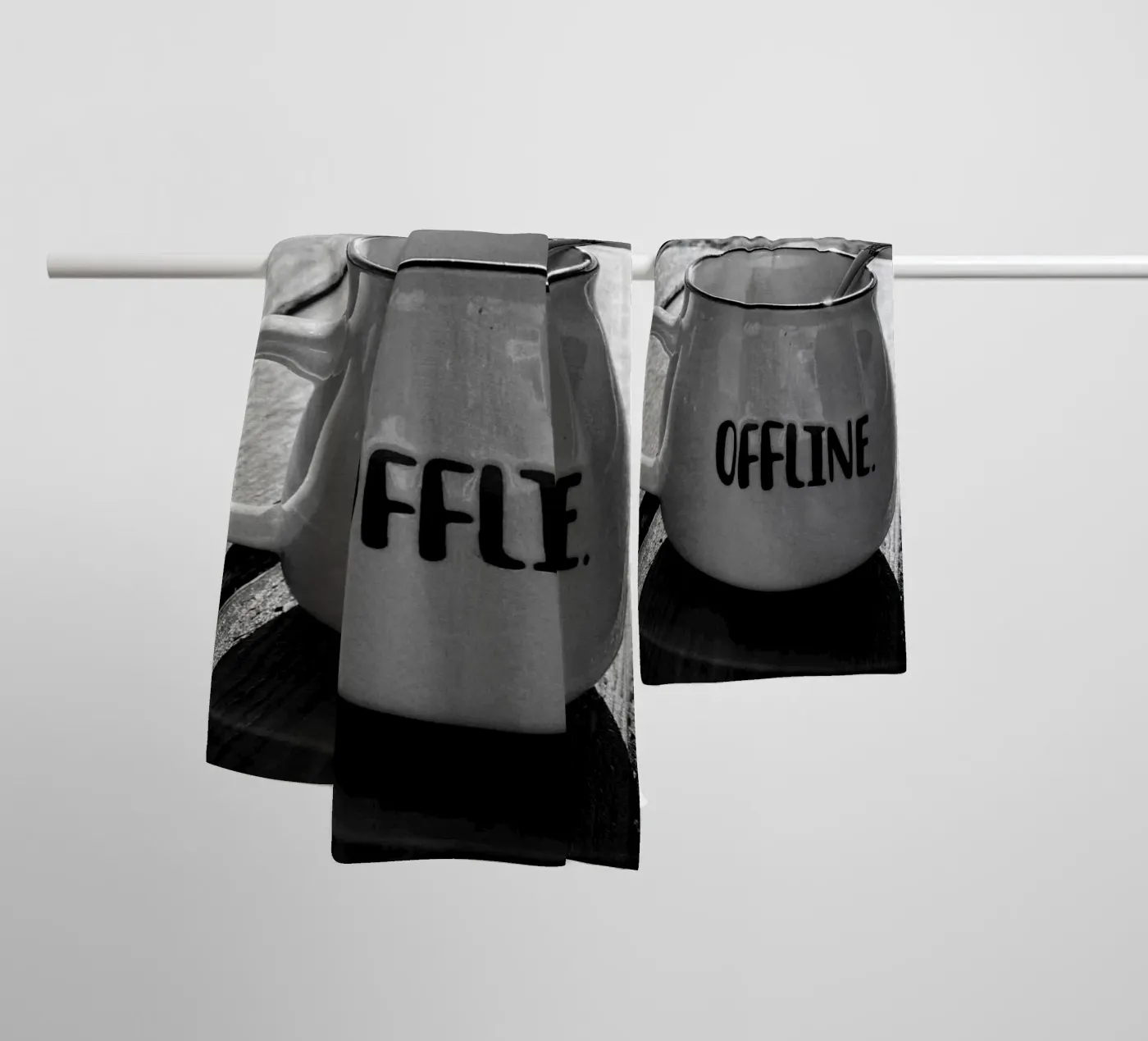 OFFLINE towel by SMRT STUDIO