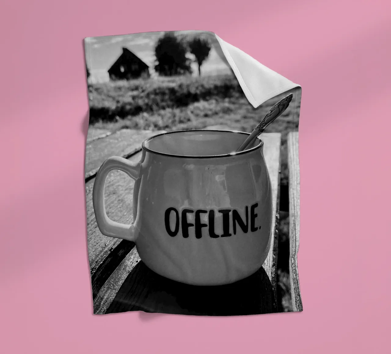 OFFLINE fleece blanket by Einfach Uebel