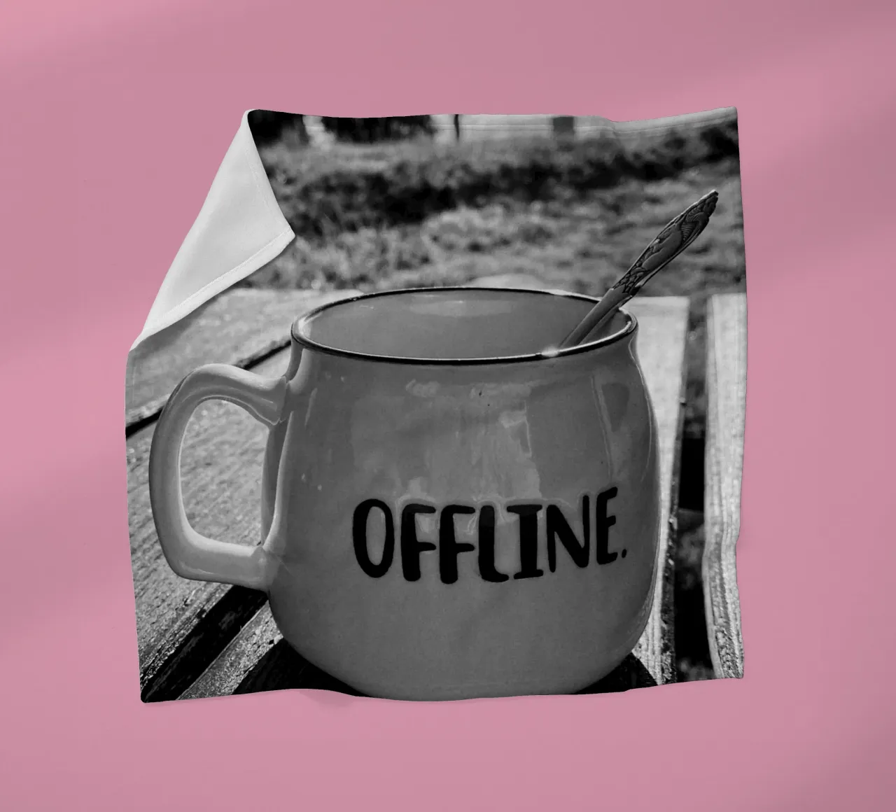 OFFLINE fleece blanket by Einfach Uebel