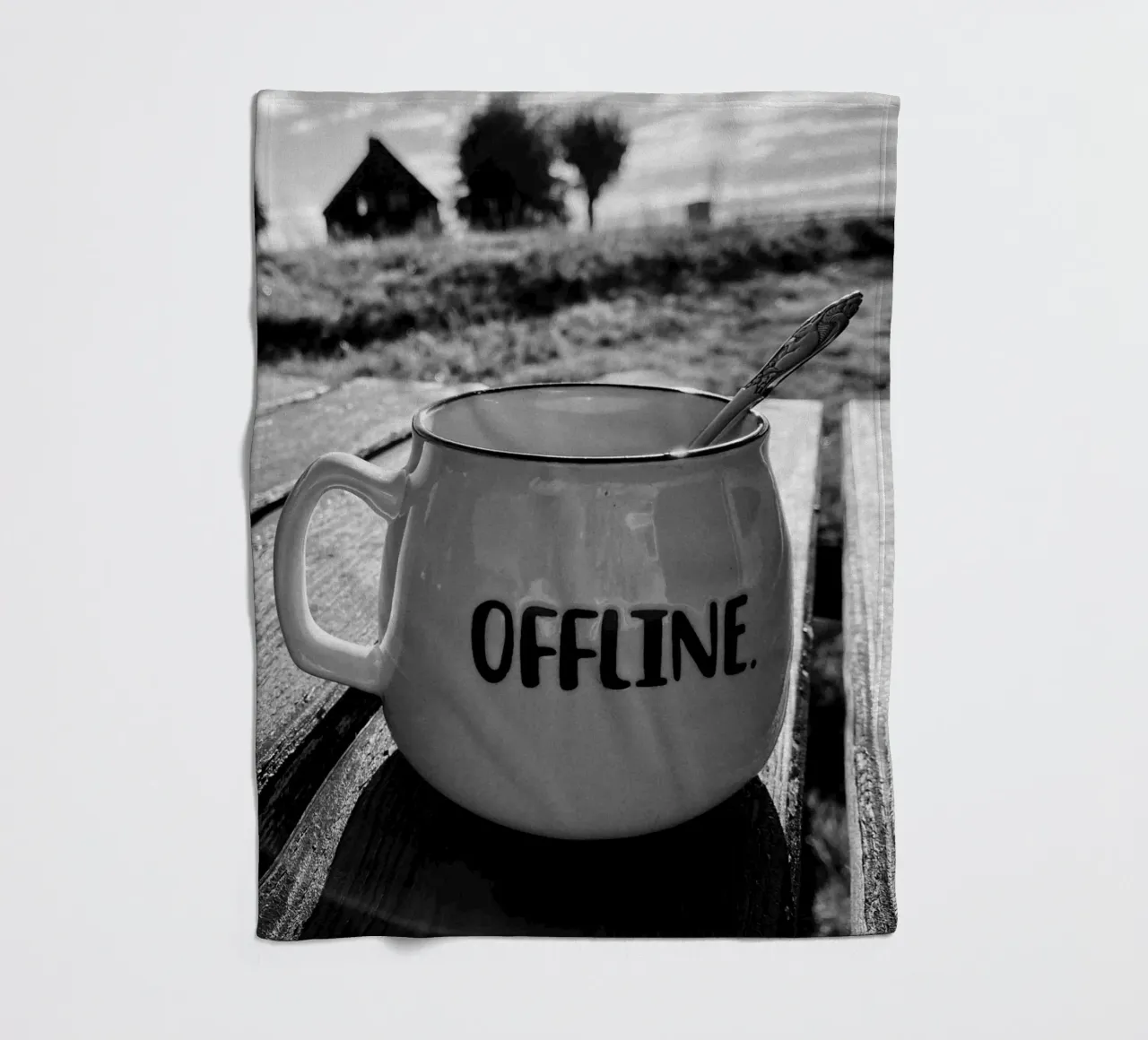 OFFLINE fleece blanket by Einfach Uebel